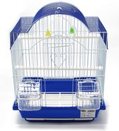 Cage à oiseaux en métal avec mangeoire, couleur aléatoire, livraison, 30x23x39 cm - BPS-1229