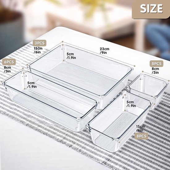 Schoenenlade-organizer, opbergsysteem voor de lade, variabele