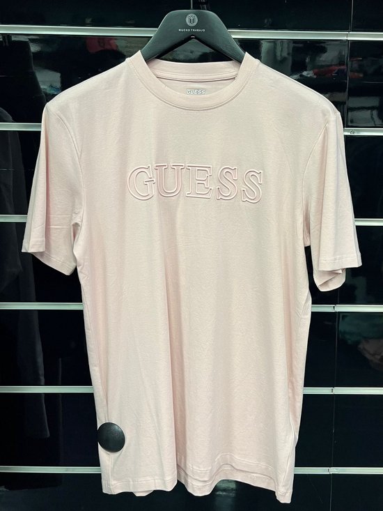 T-shirt Guess - Homme - Pink Clair , XXL
