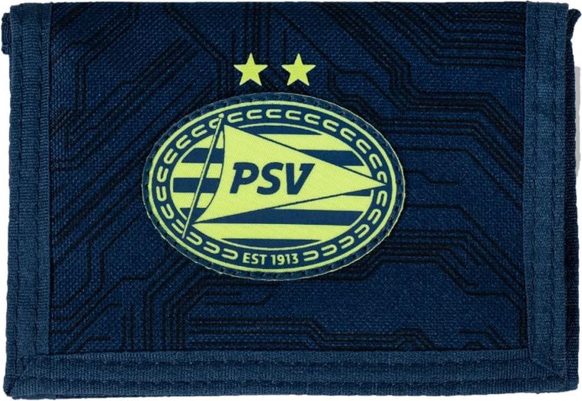 PSV Portemonnee Blauw Geel