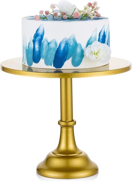 Support à gâteau doré de 30 cm, plaque d'affichage de base de cupcake de  dessert de