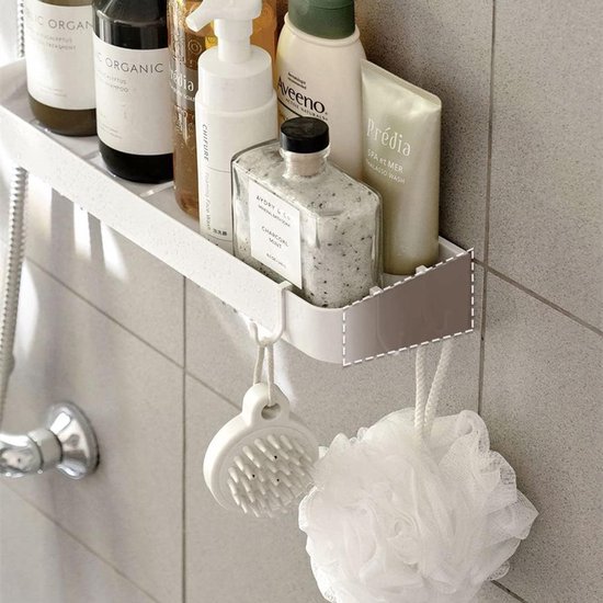 Doucheplank met zuignap zonder boren, waterdichte doucheplank voor de badkamer