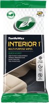 Turtle Wax Interior 1 Wipes - 24 stuks