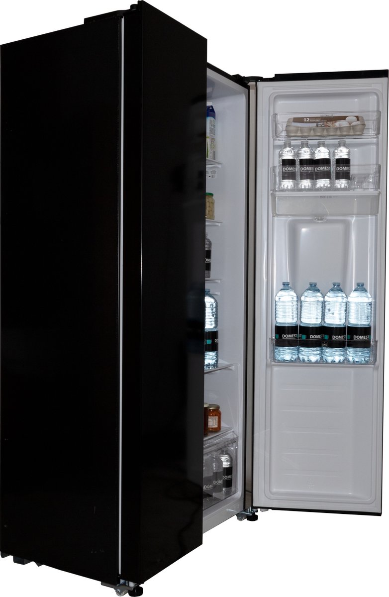 Exquisit SBS239-WS-EB - 5 Jaar garantie - Amerikaanse Koelkast - Waterdispenser - Display - 442 Liter - Zwart — afbeelding 7