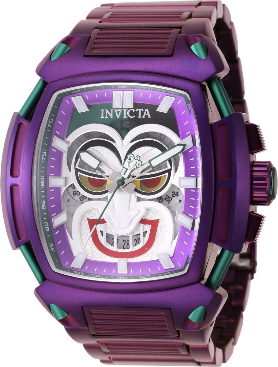 Invicta DC Comics Joker 43735 Quartz Herenhorloge 53mm bol