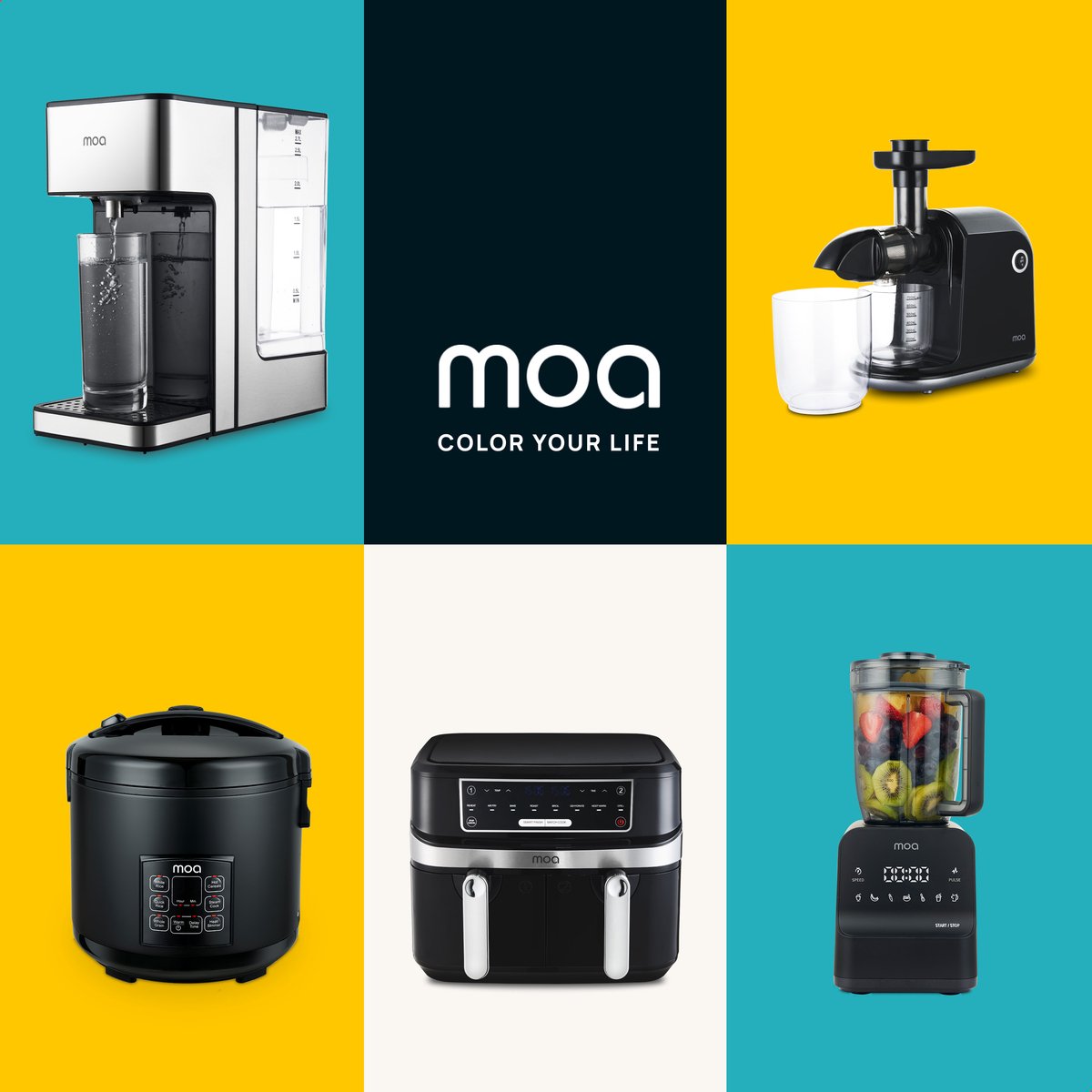 MOA Multicooker - 5L - Slowcooker - Rijstkoker met Stomer - BPA-vrij - Stoomkoker - Warmhoudfunctie - 700W -Zwart thumbnail 8