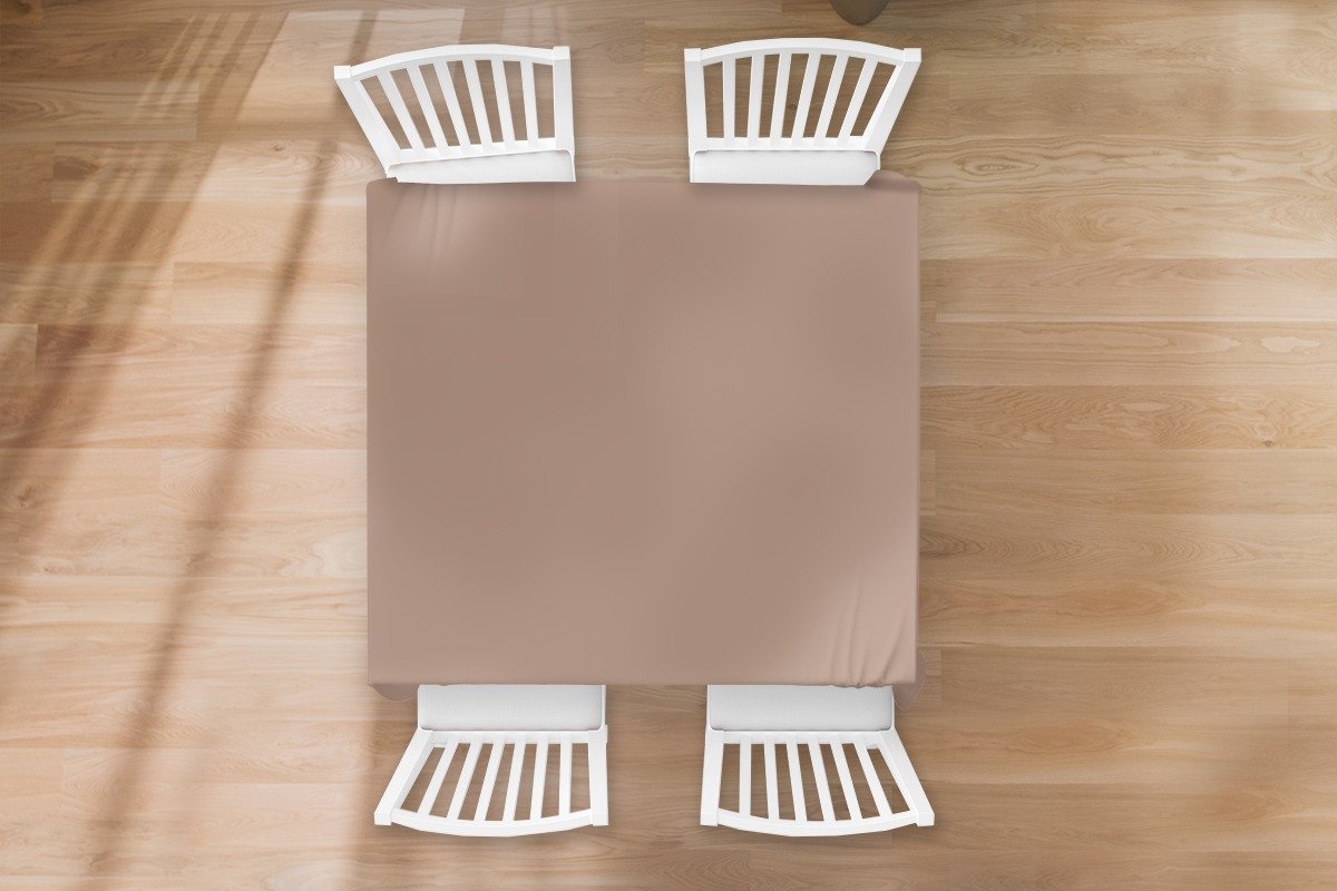 Tafelkleed - Tafellaken - 100x100 cm - Beige - Kleur - Roze - Binnen en Buiten