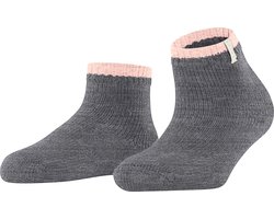 FALKE Cosy Plush knuffelzachte pluche zool wol alpaca huissokken dames grijs - Maat 35-38