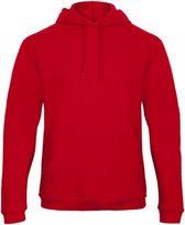 50/50 Hooded Sweatshirt B&C Collectie maat M Rood