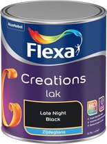 Flexa - creations lak zijdeglans - Late Night Black - 750ml