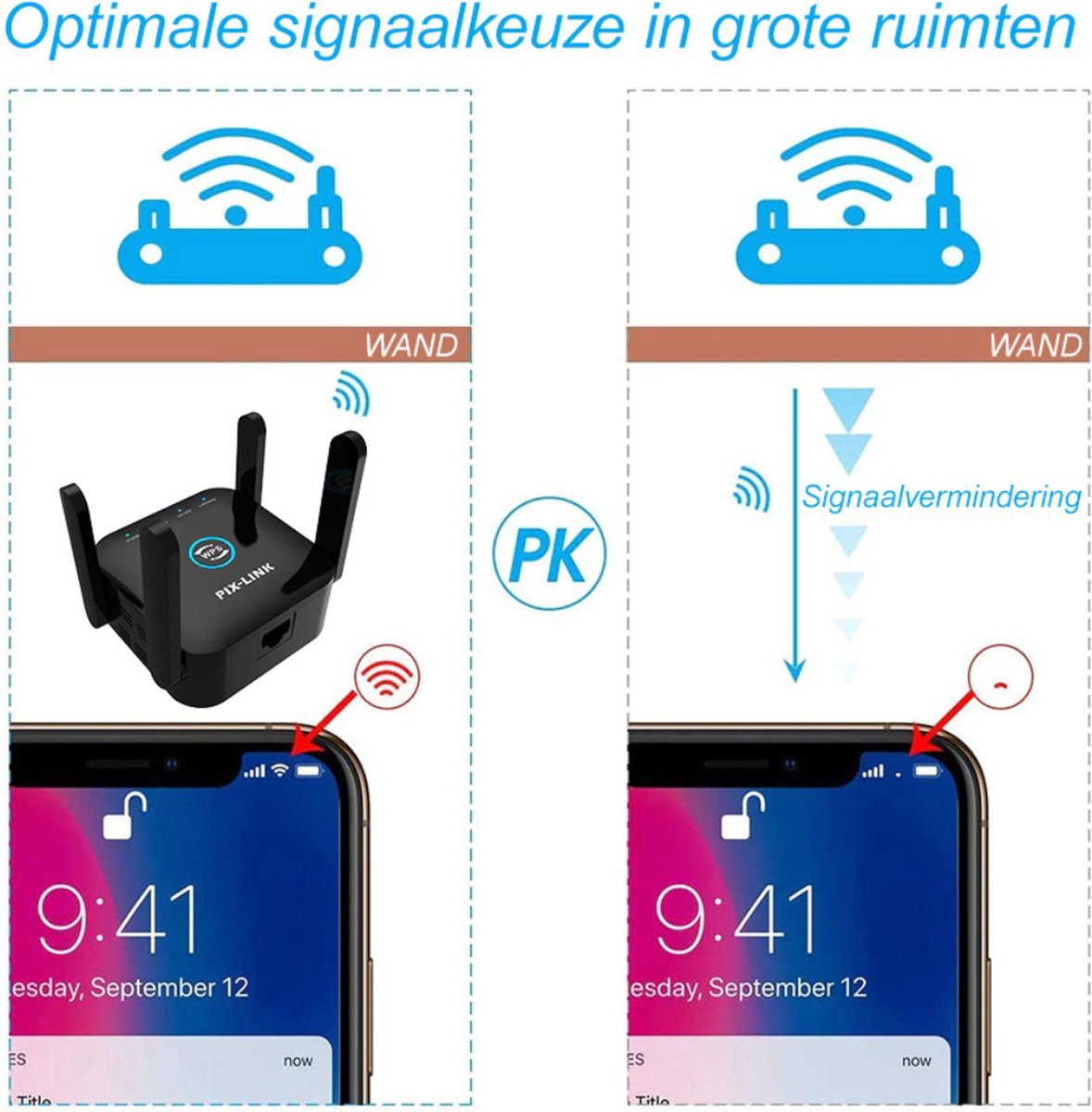 MERCUSYS Wifi-repeater 6 ME70X, Dual Band WiFi AX1800 Mbps, wifi-extender, twee verstelbare high-gain antennes, 1 Gigabit Ethernet-poort, compatibel met alle internetboxen MERCUSYS Wifi-repeater 6 ME70X, Dual Band WiFi AX1800 Mbps, wifi-extender, twee verstelbare high-gain antennes, 1 Gigabit Ethernet-poort, compatibel met alle internetboxen
