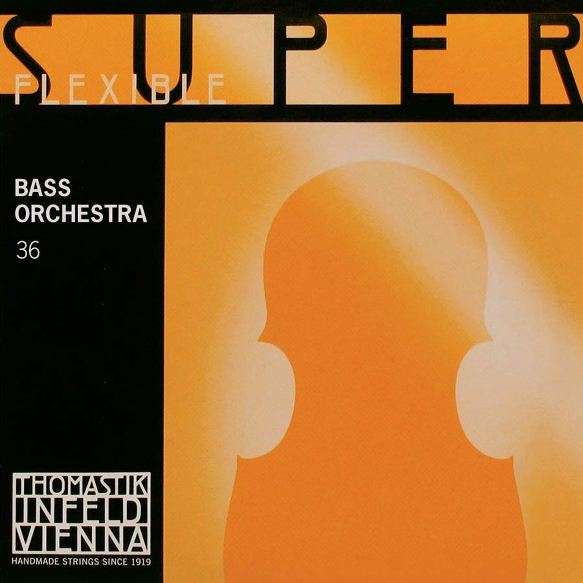 Thomastik Infeld TH-36 double bass string G-1 4/4 (string length 110cm) medium, rope core, chrome
