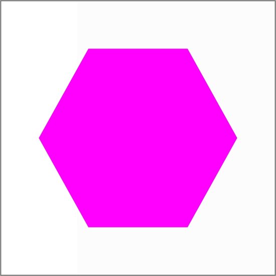 Sticker - "Paars (Hexagoon)" - Etiketten - 50x45mm Hexagoon - Roze - 500 Stuks