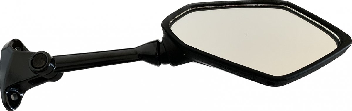 Spiegel rechts MRK007R Vervangende spiegel voor motorfiets Kawasaki ZX6R in zwart