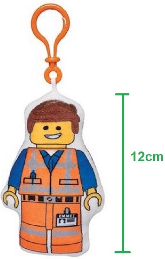 LEGO The Movie 2 - Bag Clip Sleutelhanger Pluche - Emmet