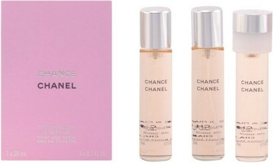 Chanel Chance Twist and Spray Refill - 3 x 20 ml = 60 ml - eau de toilette - navullingen - Chanel