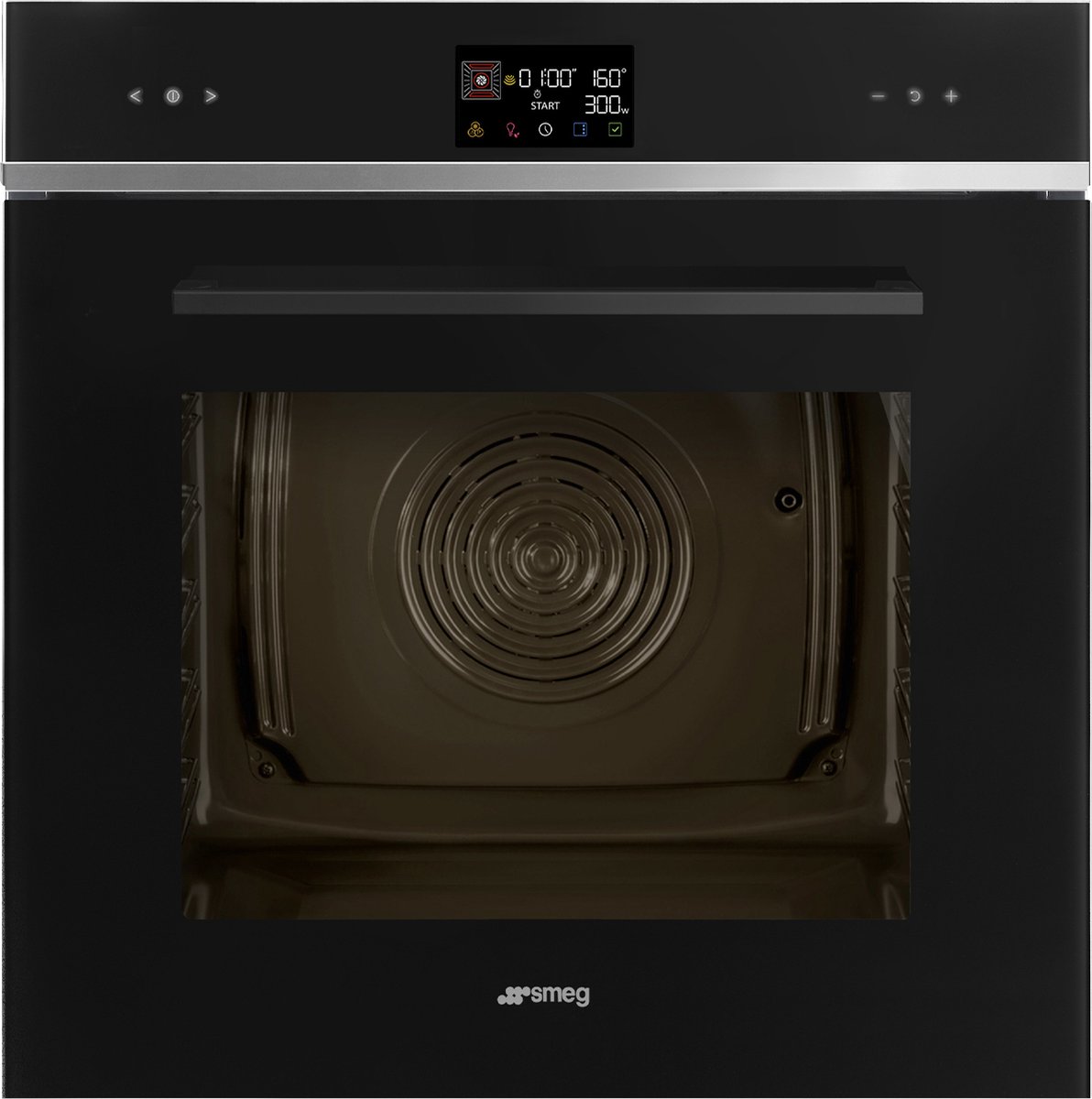 SMEG SO6402M2B - Inbouwcombi-oven - Magnetron - Selezione - Galileo SpeedwaveXL - 68 liter - 3000 W - Zwart