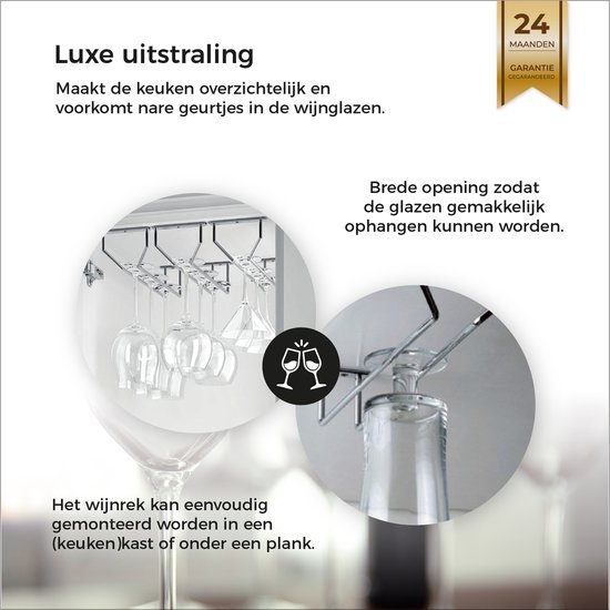 thumbnail: VERONLY Opbergdoos Voor Wijnglazen - Opvouwbaar, Geschikt Voor 24 Glazen - Stof En Karton, Zwart