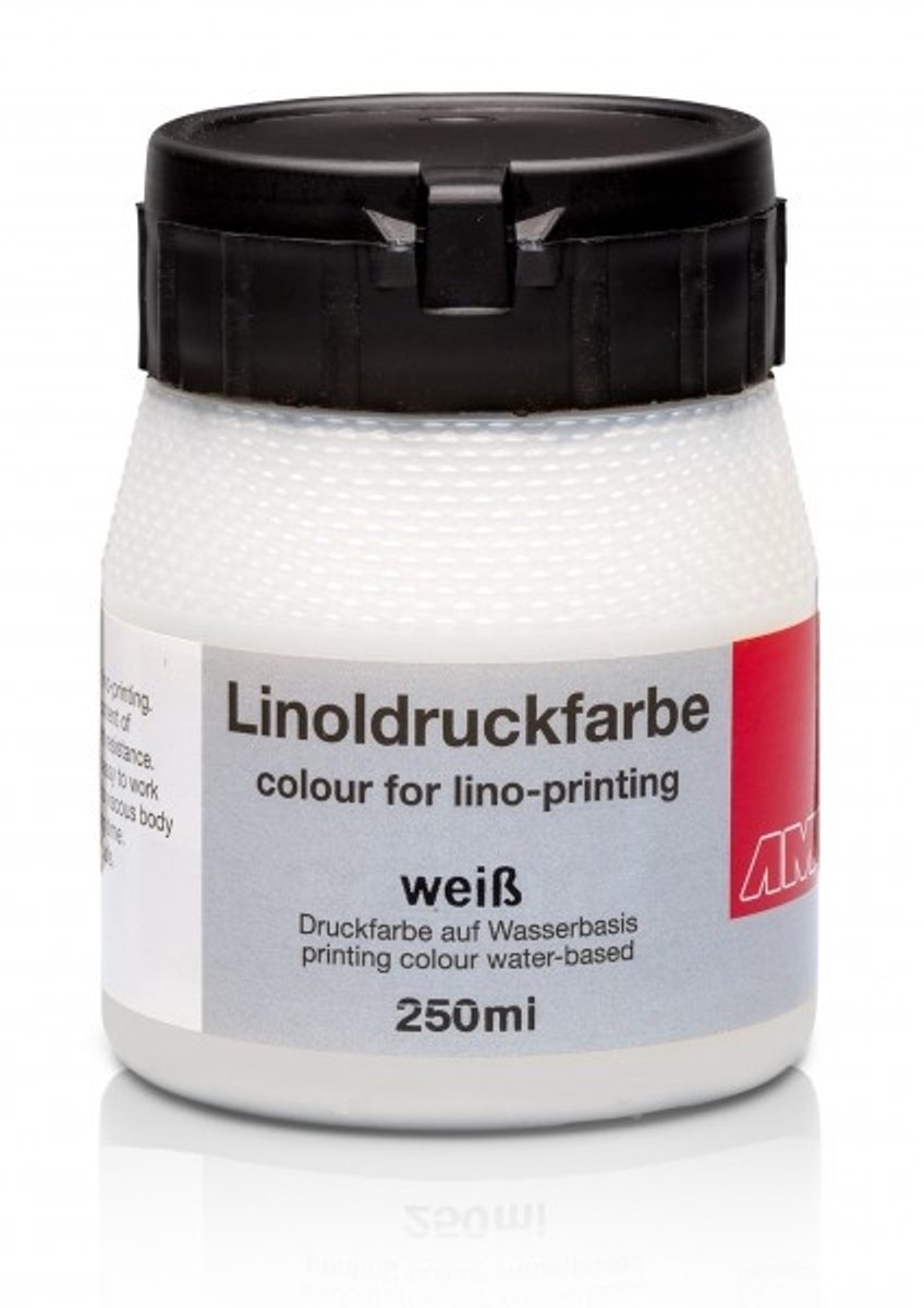 Linodrukverf 250 ml Wit