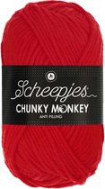 Scheepjes Chunky Monkey 100g - 1010 Scarlet - Rood