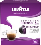 Capsules Lavazza Espresso Intenso - Convient pour les appareils Dolce Gusto - 3 x 16 pièces