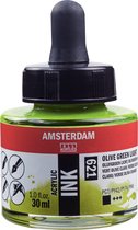 Amsterdam Acrylic Ink Fles 30 ml Olijfgroen Licht 621