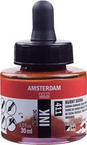 Amsterdam Acrylic Ink Fles 30 ml Sienna Gebrand 411