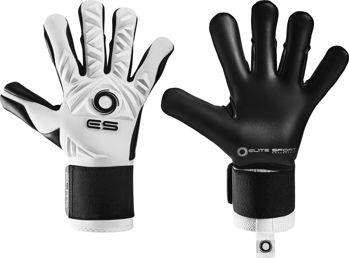 Elite Sport Neo Revolution II Combi Keepershandschoenen - Wit / Zwart | Maat: 11