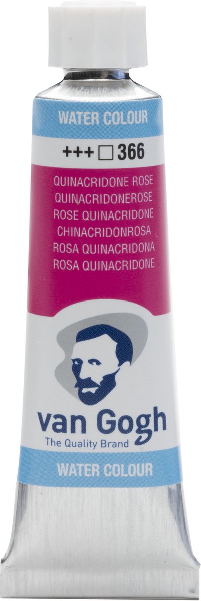 Van Gogh Water Colour tube 10 ml Quinacridone Rose (366)