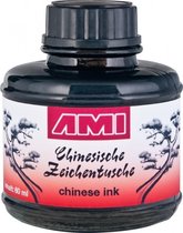 China Inkt zwart 60 ml