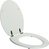 SENSEA - Ovale toiletzitting - MDF - Mat witte afwerking - POP