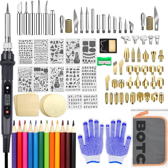 Kit De 26 Tampons à Pyrogravure - Lettres De A à Z En Laiton, Compatibles Avec Stylo FrogBro - 8
