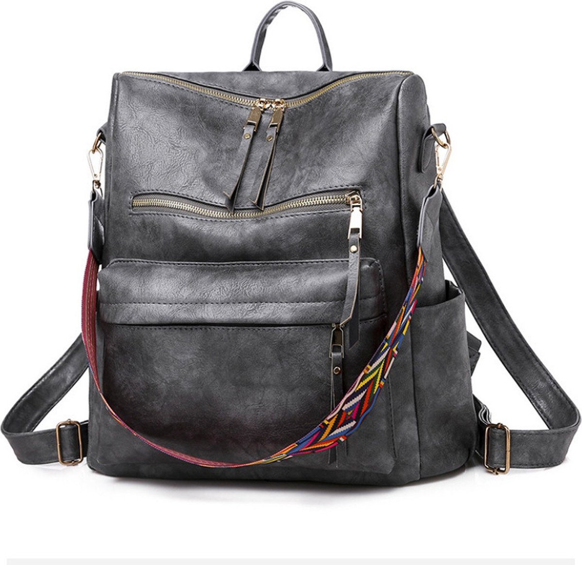TAN.TOMI Rugzak - Rugtas dames - Waterdicht - Klein - Anti-theft Vakje - Rug - Schouder - Handtas in