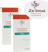 Fagron  Chloorhexidine mondspoeling 0,2% -2x 200ml