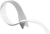Velcro ONE-WRAP serre-câbles Attache de câble détachable Polypropylène (PP), Velcro Blanc 25 pièce(s)