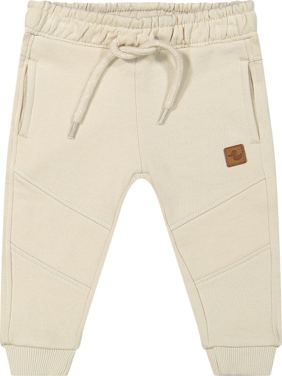 Ducky Beau-Baby Boys Pants-Gray Morn - Beige - maat 80