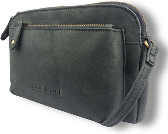 HILAEX dames schoudertas met anti-diefstal, middelgrote dames handtas met 4 vakken, met verstelbare afneembare brede riem, Grijs02, 25 x 8 x 18 cm