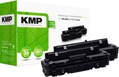 KMP H-T242XD Toner 2-pack vervangt HP HP 410X (CF410X) Zwart Compatibel Toner set van 2