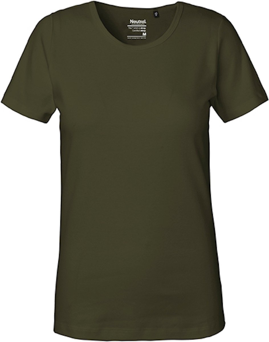 Neutral Ladies´ Interlock T-Shirt NE81029 - MILITARY - M