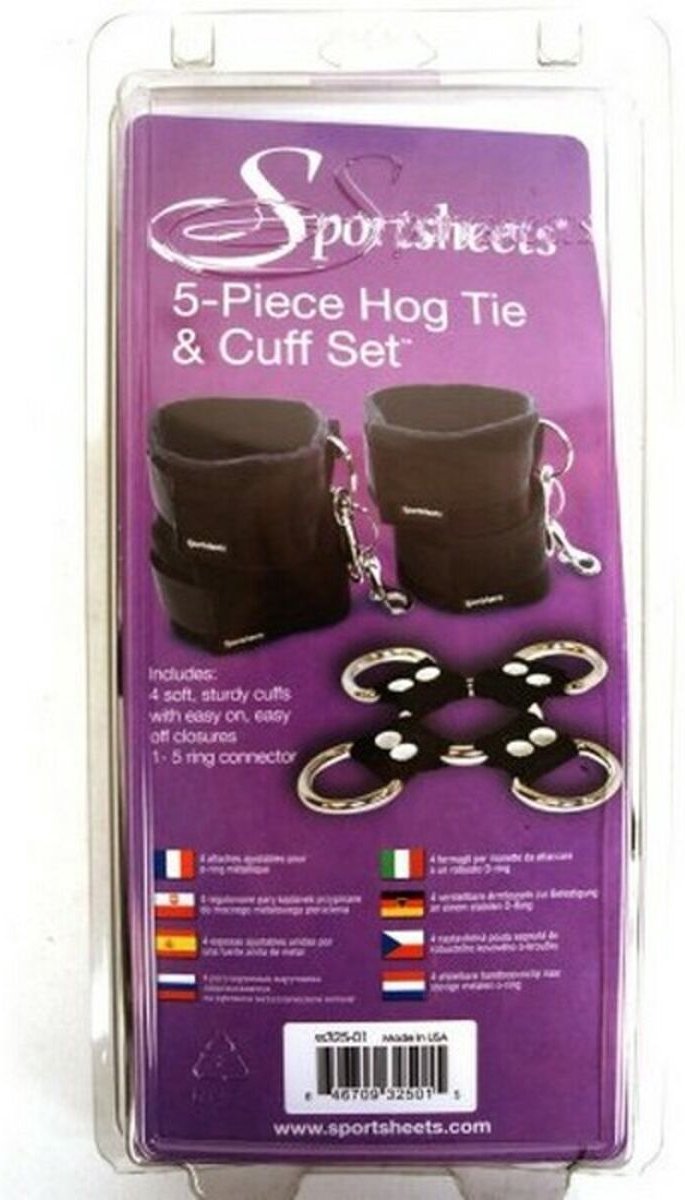 Goedkoopste Sportsheets - Hog Tie & Cuff Set - Sekstuigje