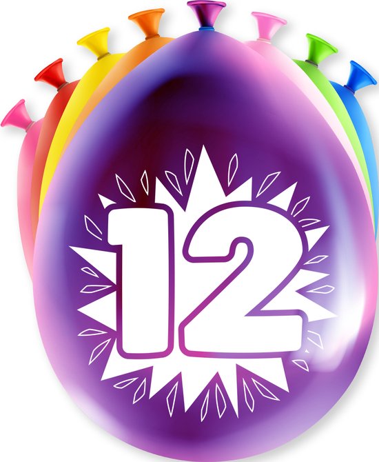 Foto: 6x stuks jubileum ballonnen 125 jaar 125 jaar getrouwd versiering feestartikelen