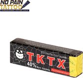 NO PAIN TATTOO® TKTX - Zwart 40% - Tattoo crème - verdovende Creme - Tattoo zonder pijn - Snelwerkend en langdurig -Zalf voor tattoo -10 g