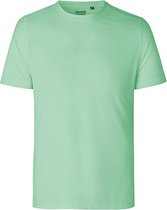 Bol.com Herensportshirt 'Performance' met korte mouwen Dusty Mint - S aanbieding