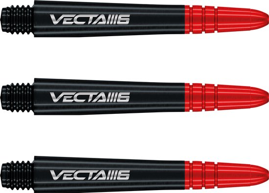 WINMAU - Vecta Blade 6 Dartschachten, Zwart, Medium - 1 set per pakket (3 Dartschacht in totaal) van Winmau — afbeelding 4