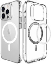iPhone 13/13 pro/14- Magsafe Hoesje Transparant - Magnetisch Magsafe Hoesje met Ring - Magsafe Case -Doorzichtig