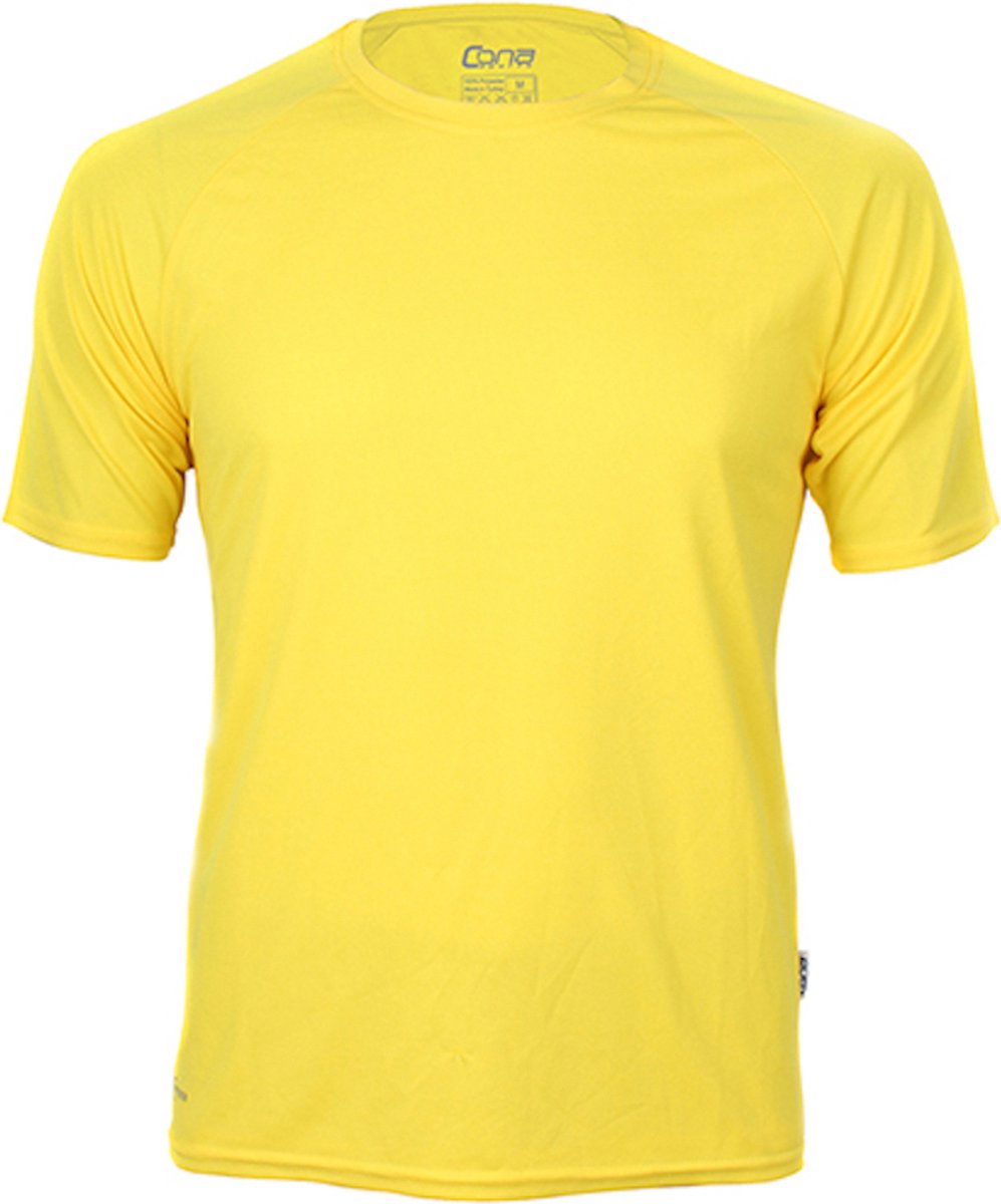 Herensportshirt 'Tech Tee' met korte mouwen Sun Yellow - XL