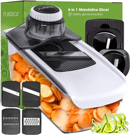 6in1 Mandoline Snijder Professionele Plantaardige Snijmachine
