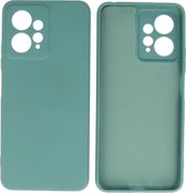 Coque de téléphone Fashion Backcover - Coque de couleur - Convient pour Xiaomi Redmi Note 12 4G - Vert foncé