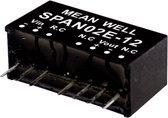 Mean Well SPAN02C-03 DC/DC-convertermodule 500 mA 2 W Aantal uitgangen: 1 x Inhoud 1 stuk(s)