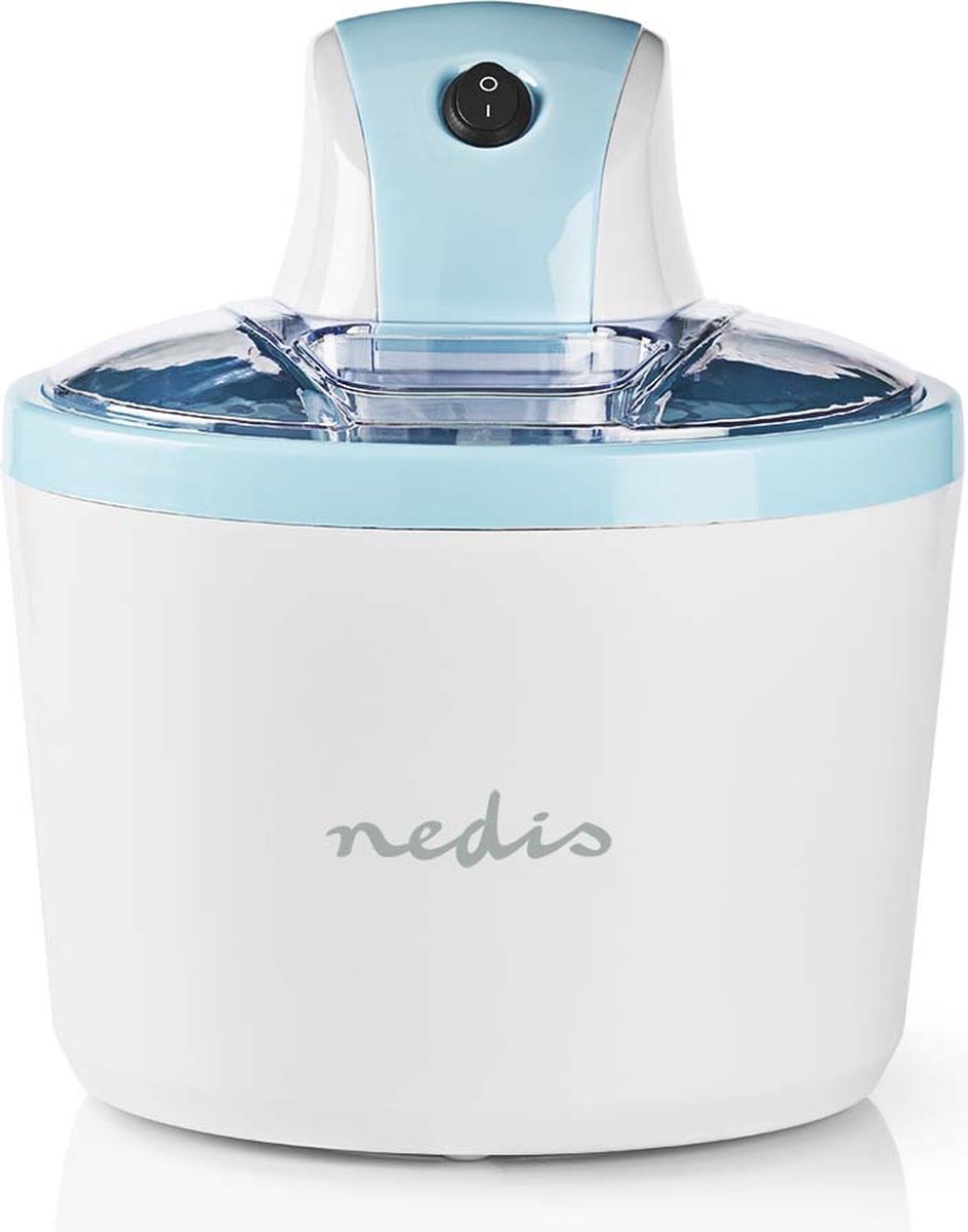 Nedis IJsmachine | 1.2 l | Blauw / Wit | Aluminium / Kunststof